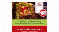 Desktop Screenshot of neustadt-weihnachtsmarkt.de
